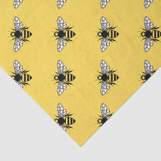 Manchester-Biene Seidenpapier (Ausschnitt)