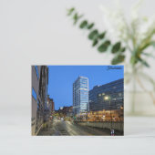 Manchester Blue Hour Postkarte (Stehend Vorderseite)
