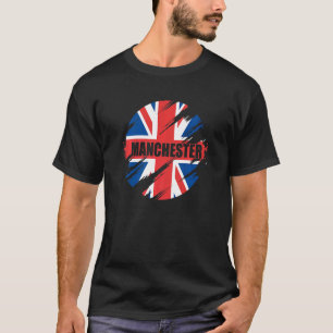 Manchester British Flag England Großbritannien Gew T-Shirt