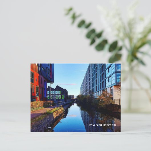 Manchester Canal Postkarte (Stehend Vorderseite)