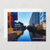 Manchester Canal Postkarte (Vorne/Hinten)