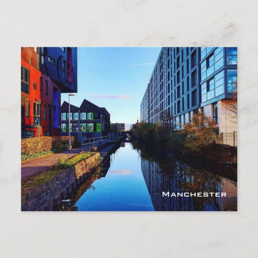 Manchester Canal Postkarte (Vorderseite)