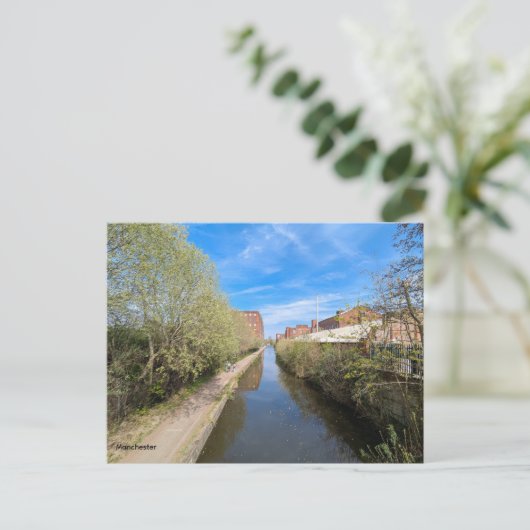 Manchester Canals Postkarte (Stehend Vorderseite)