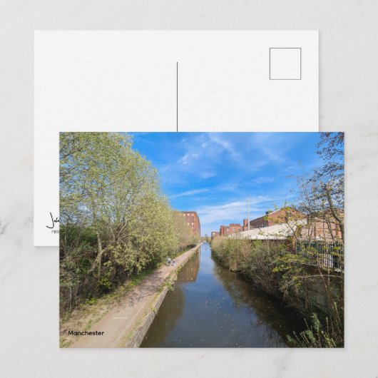 Manchester Canals Postkarte (Vorne/Hinten)