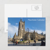 Manchester Cathedral Postkarte (Vorne/Hinten)