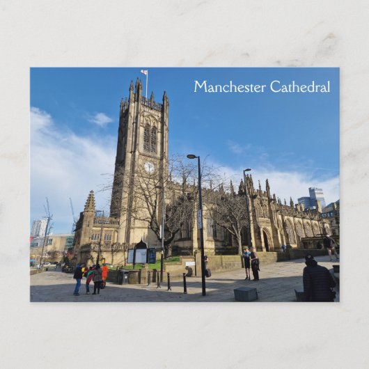 Manchester Cathedral Postkarte (Vorderseite)