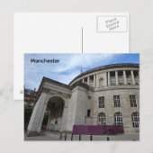 Manchester Central Library Postkarte (Vorne/Hinten)