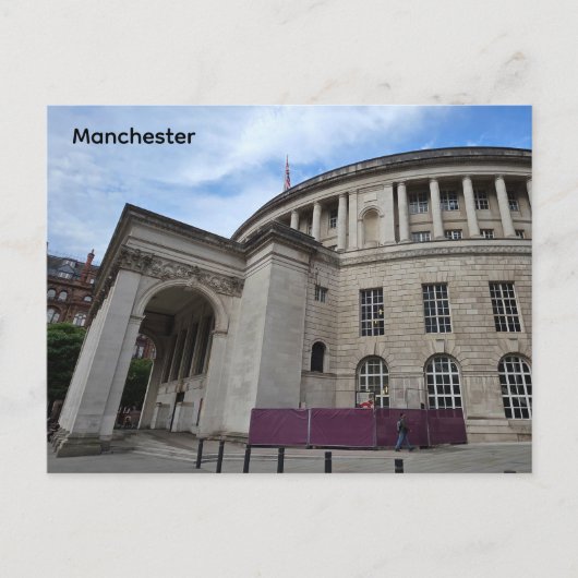 Manchester Central Library Postkarte (Vorderseite)
