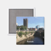 Manchester City Centre Magnet (Vorderseite/Rückseite)