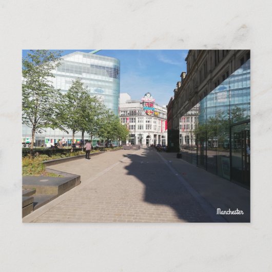 Manchester City Centre Postkarte (Vorderseite)