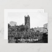 Manchester City Centre und Kathedrale Postkarte (Vorne/Hinten)