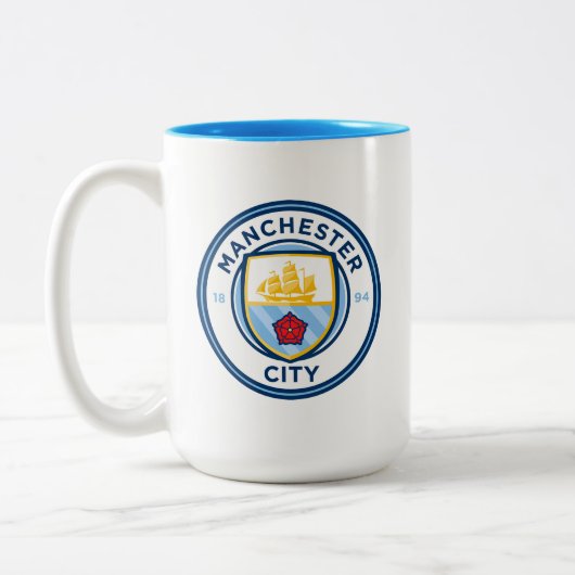 Manchester City Mug Zweifarbige Tasse (Links)