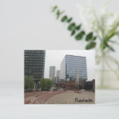 Manchester Cityscape Postkarte (Stehend Vorderseite)