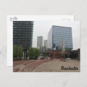 Manchester Cityscape Postkarte (Vorne/Hinten)