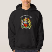 Manchester Coat of Arms Souvenir Flag England Hoodie (Vorderseite)