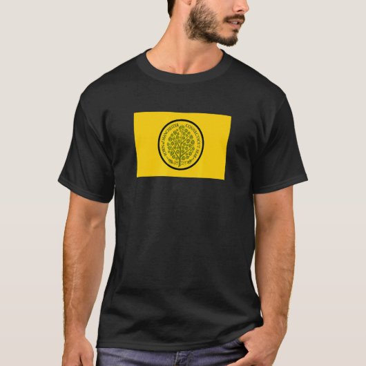 Manchester Connecticut Flag T-Shirt (Vorderseite)