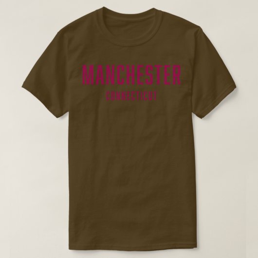 Manchester Connecticut TShirt 4 (Design vorne)