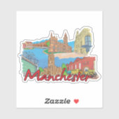 Manchester Ctiy Aufkleber (Blatt)
