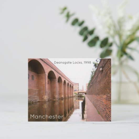 Manchester Deansgate Locks Postkarte (Stehend Vorderseite)