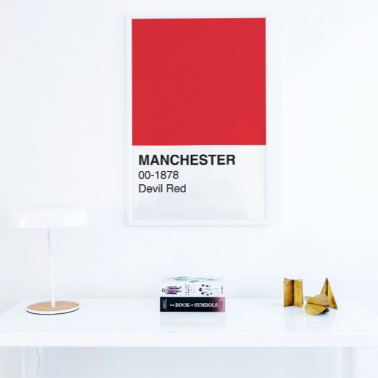 Manchester Devil Red - Vollbreite Poster