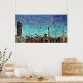 "Manchester" drucken Poster (Küche)