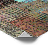 "Manchester" drucken Poster (Ecke)