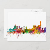 Manchester England Skyline Postkarte (Vorne/Hinten)