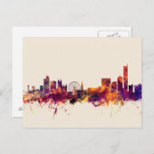 Manchester England Skyline Postkarte (Vorne/Hinten)