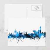 Manchester England Skyline Postkarte (Vorne/Hinten)