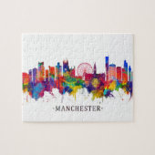 Manchester England Skyline Puzzle (Horizontal)