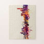 Manchester England Skyline Puzzle (Vertikal)