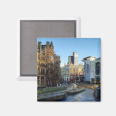 Manchester Exchange Square Magnet (Vorderseite/Rückseite)