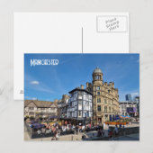 Manchester Exchange Square Postkarte (Vorne/Hinten)