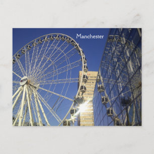 Manchester Exchange Square Wheel Postkarte