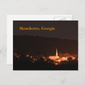 Manchester, Georgien Postkarte (Vorne/Hinten)