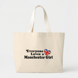 Manchester Girl Jumbo Stoffbeutel