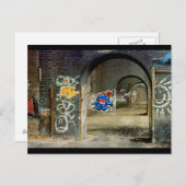 Manchester Graffiti Postkarte (Vorne/Hinten)