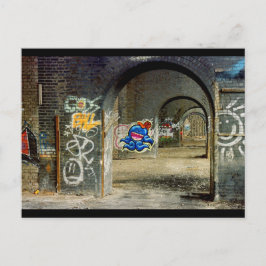 Manchester Graffiti Postkarte
