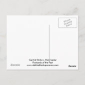 Manchester, Hauptbahnhof Postkarte (Rückseite)