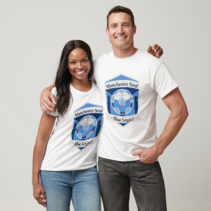 Manchester Heritage Fußball Stadt, Fußball Geschen T-Shirt