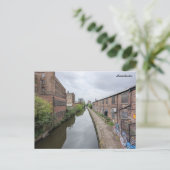 Manchester Kanäle Postkarte (Stehend Vorderseite)