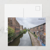 Manchester Kanäle Postkarte (Vorne/Hinten)