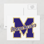 Manchester Letter Postkarte (Vorne/Hinten)