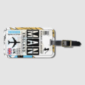 Manchester Luggage Tag Gepäckanhänger (Vorderseite (Horizontal))