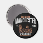 Manchester Magnet (Vorderseite/Rückseite)