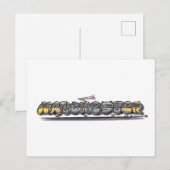 Manchester metrolink graffiti postkarte (Vorne/Hinten)