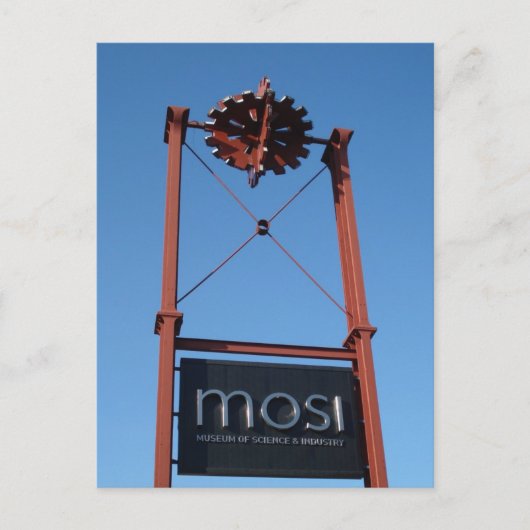 Manchester MOSI Postcard Postkarte (Vorderseite)