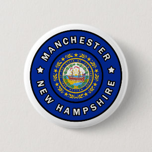 Manchester New Hampshire Button