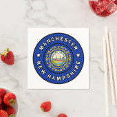 Manchester New Hampshire Serviette (Beispiel)
