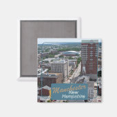 Manchester New Hampshire Travel Foto Magnete Magnet (Vorderseite/Rückseite)